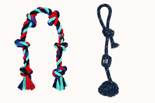 2-Pack Dog Rope Toys – Durable Chew & Tug Set for Active Pets