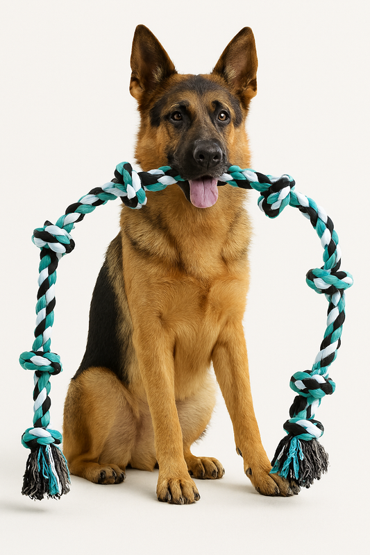Durable Dog Rope Toy – Chew & Tug Fun for Active Pets